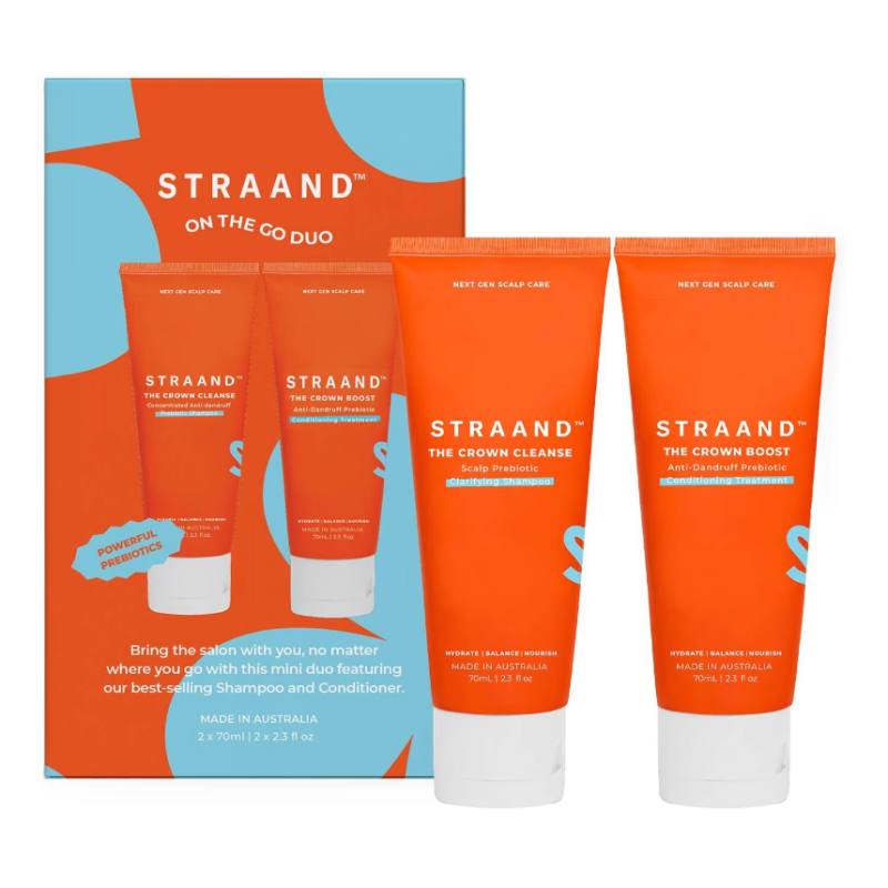 STRAAND On The Go Duo Shampoo & Conditioner Travel Size Gift Set