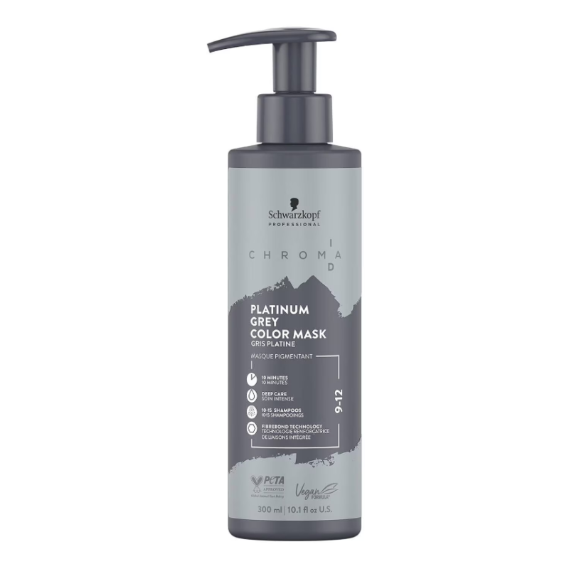 SCHWARZKOPF Professional Chroma ID Hair Colour Mask 300ml Platinum Grey