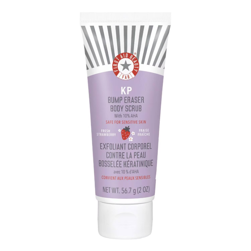 FIRST AID BEAUTY KP Smoothing Body Scrub 10% AHA Strawberry 56.7g