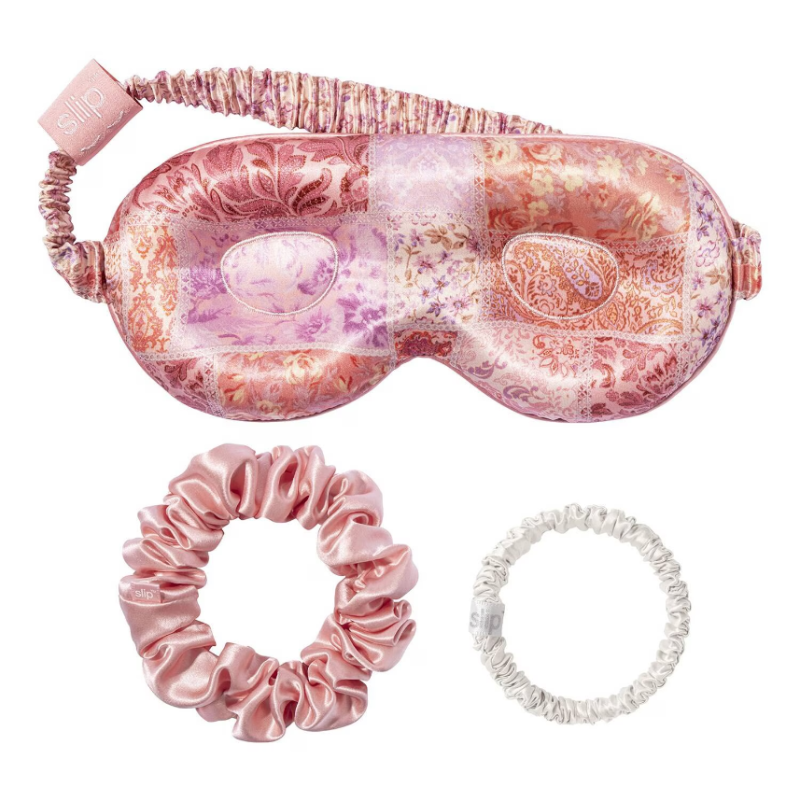 SLIP Beauty Sleepover Set - Sleep Mask & Scrunchie Set 3 pieces