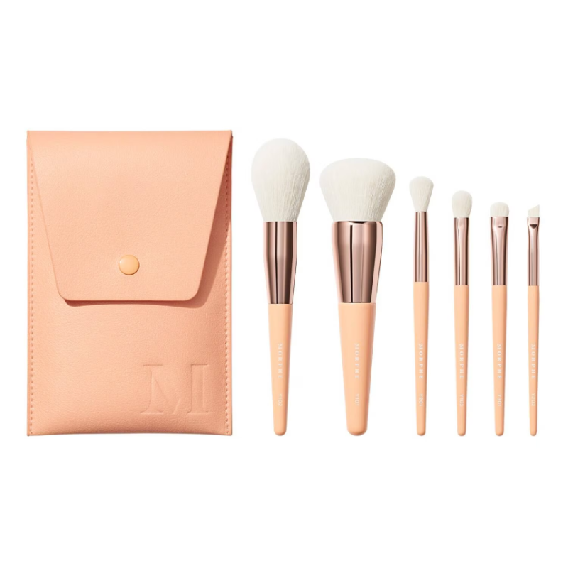 MORPHE Aurascape 6-Piece Face & Eye Travel Brush Set