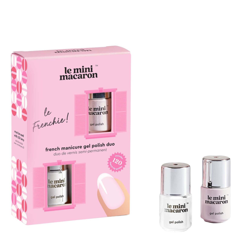 Le Mini Macaron Le Frenchie Gel Polish French Manicure Set