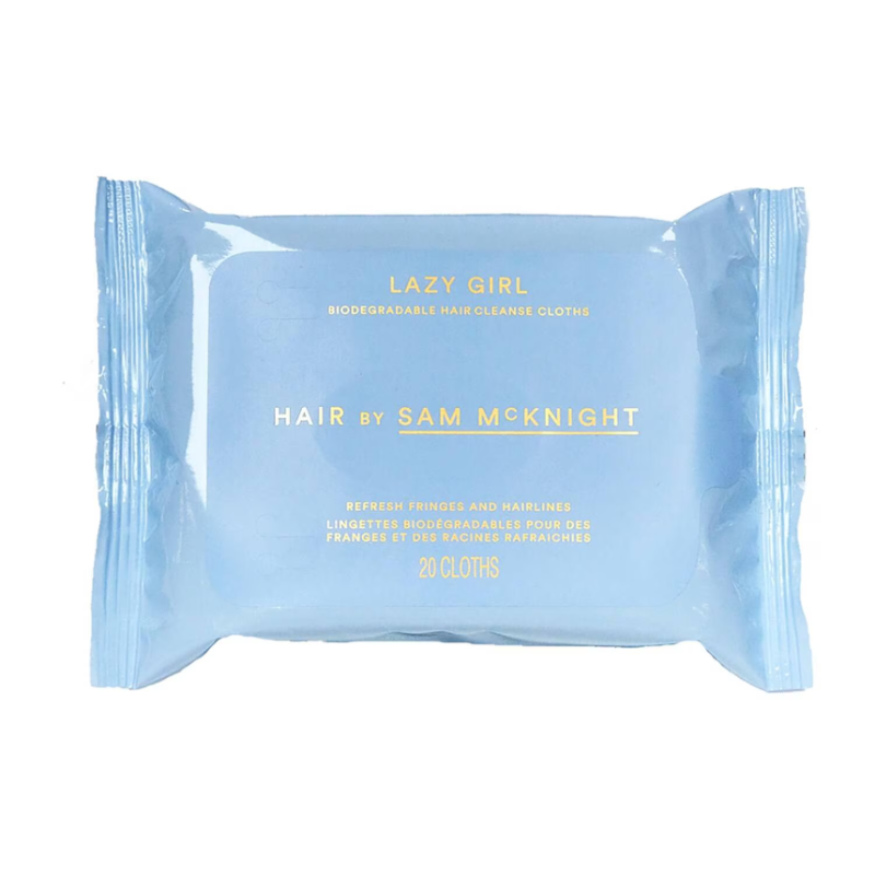 HAIR BY SAM MCKNIGHT Lazy Girl Biodegradable Hair Cleanse Cloths 100g